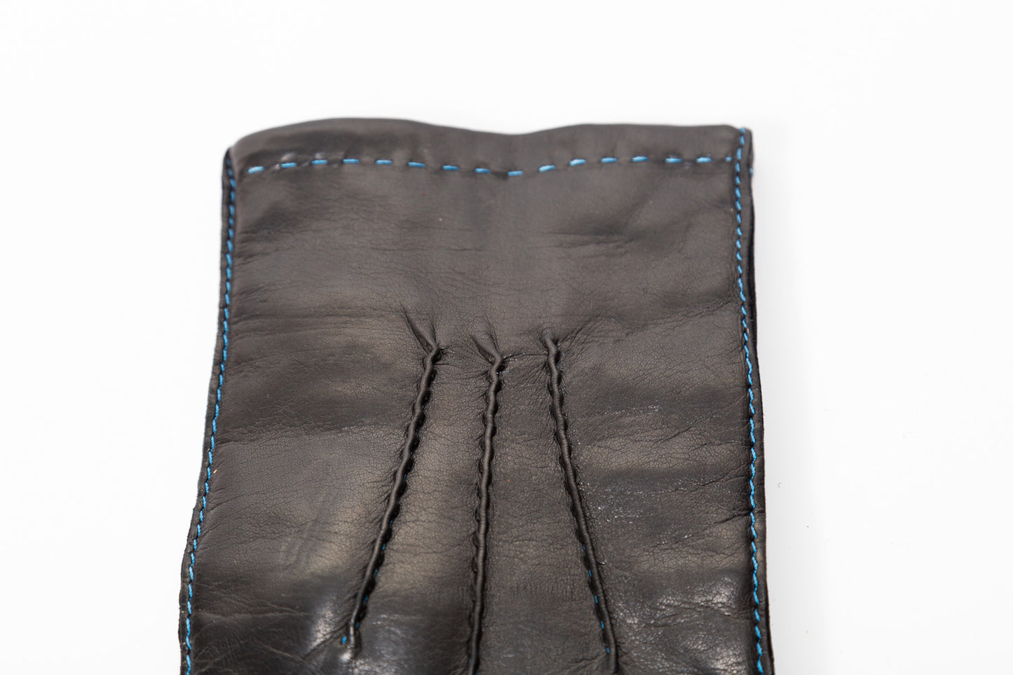 Herren Winterhandschuhe schwarz Kaninchenfell gefüttert Lammfell