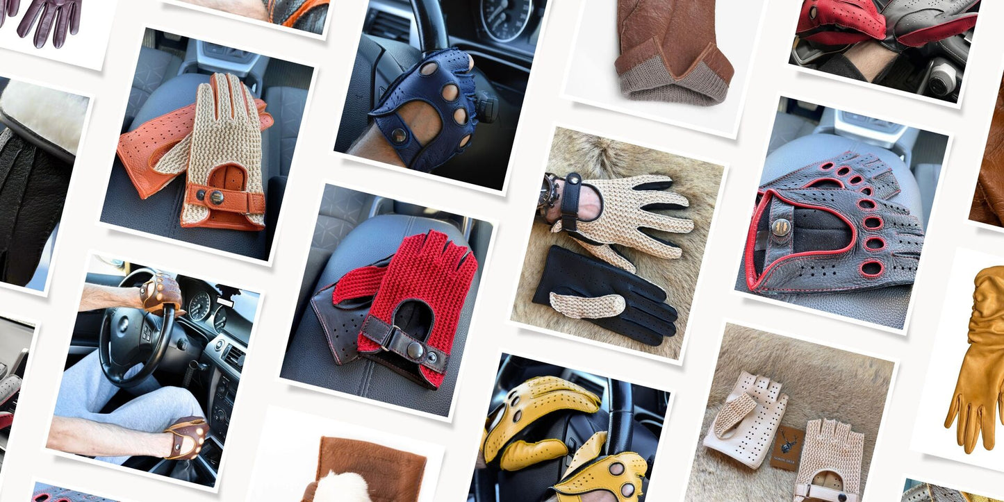 Men's Custom Size / Color Driving Gloves