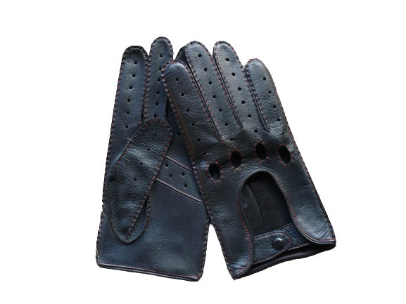 Women's driving gloves lambskin black